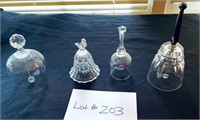 Crystal Glass Bells (4)