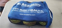 (5) GENTLY USED YELLOW FAST PITCH SOFTBALLS