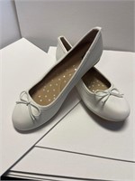 sz 2 kids white flats