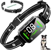 Dog Bark Collar  Rechargeable  8 Adjustable Modes