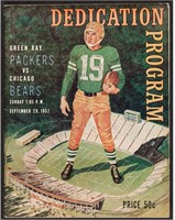 1957 1st Game at Lambeau Field Packers Program