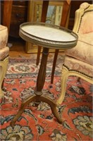 French marble top small table