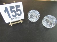 Pair of Waterford Crystal Candle Holders