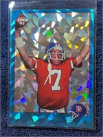 JOHN ELWAY COLLECTORS EDGE BLUE CRACKED ICE