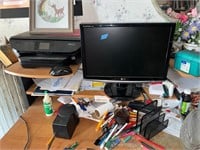 Dell Computer; LG Monitor; HP Envy 5660 Copier