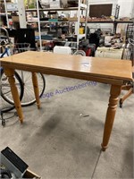 WOOD SOFA TABLE, 20 X 45.5  X 30" TALL