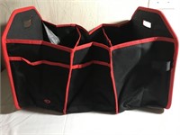 Red & Black Expandable Trunk Organizer New