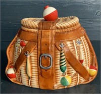 Fishing Basket Cookie Jar