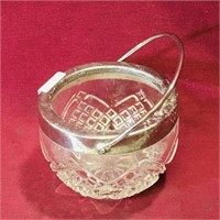 Handled Glass Dish (Vintage)