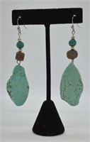 Pair of Turquoise Dangle Earrings
