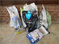 Lot of Gardening Supplies, Bird Seed and Charcoal