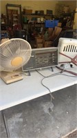 Fan, arvinair heat stream heater both power on,