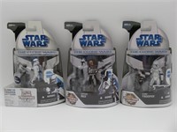 Star Wars The Clone Wars Hasbro Figure Lot (3)
