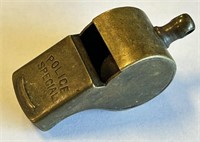 70BRASS "POLICE SPECIAL" WHISTLE