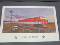 ~ " Stars of Texas " Train Print by Jim Jorden