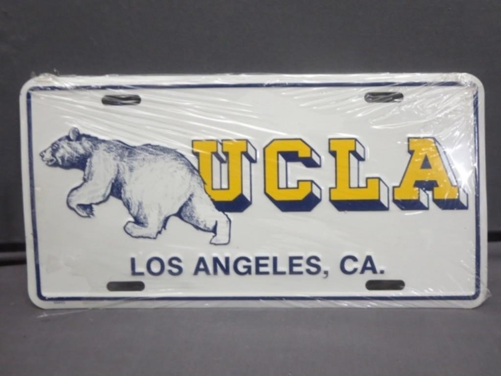 ~ NEW UCLA La, Ca Metal License Plate