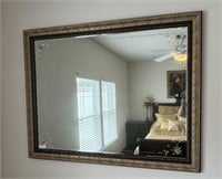 LARGE ORNATE WALL MIRROR