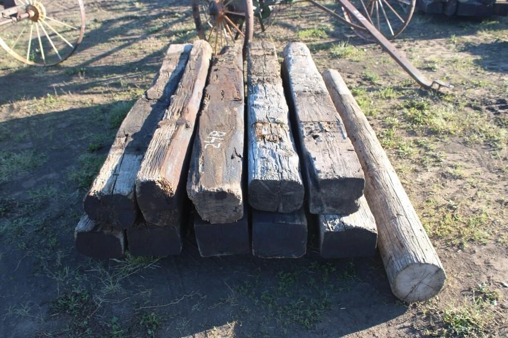 railroad ties & posts-2 pallets