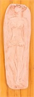 Joan Shapiro Nude Woman Ceramic Sculpture Plaque