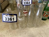 4 Coca-Cola Pop Bottles
