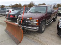 1998 CHEVROLET K/V 1500 C/W 6FT PLOW 2GCEK19R6W124