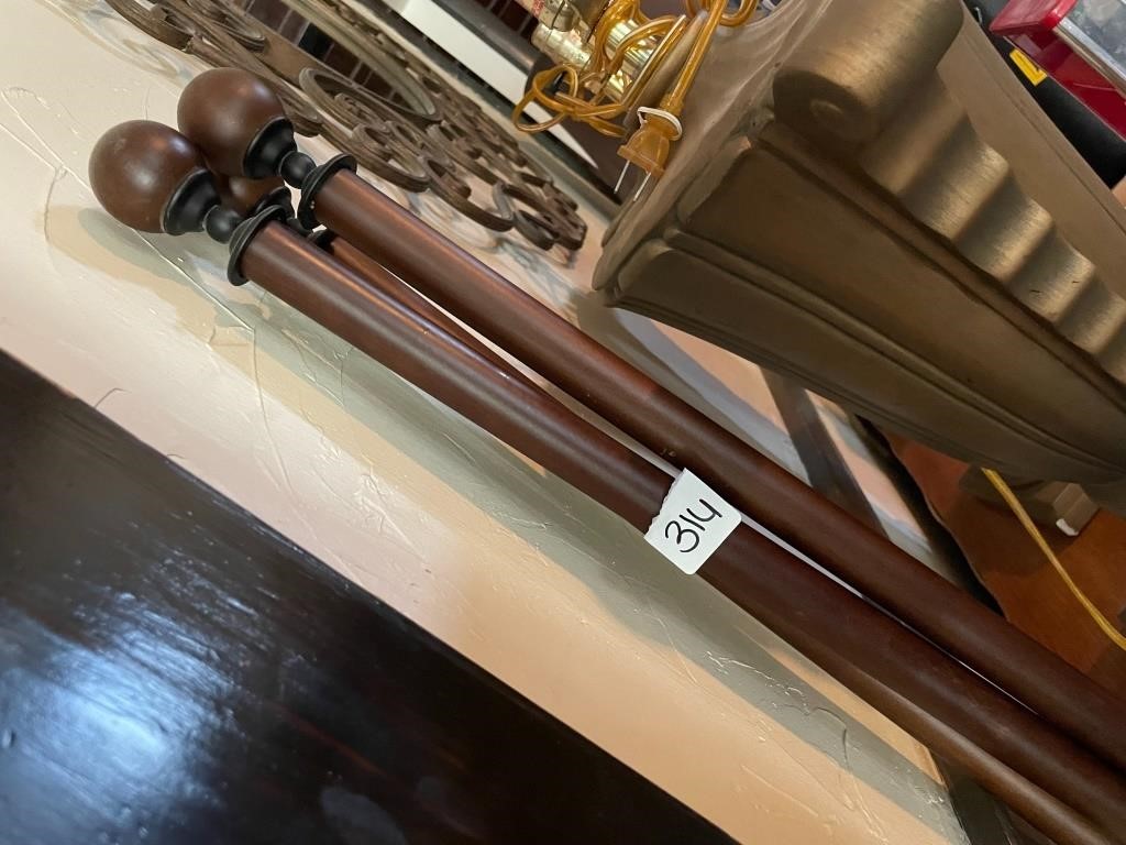 large curtain rods