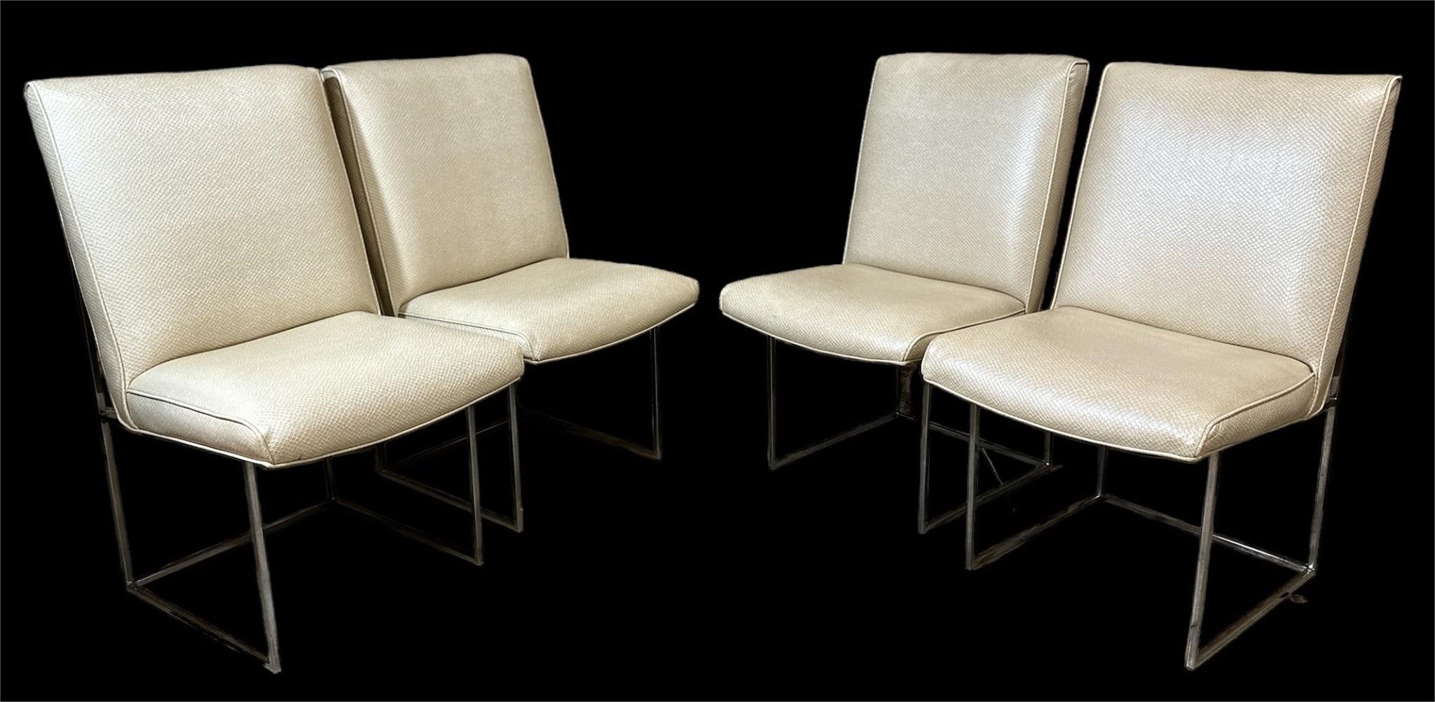 MILO BAUGHMAN For THAYER COGGIN Chairs, Set of 4