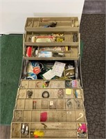Large tackle box with tackle