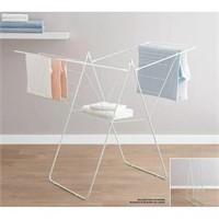 New - Mainstays Cross Wing Drying Rack