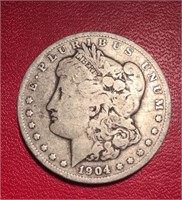 #39  1904 US Silver Dollar Morgan $1