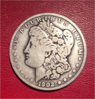 #38  1902 US Silver Dollar Morgan $1