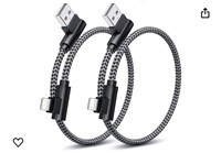 New,Osecet iPhone Charger 1ft 90 Degree 2 Pack