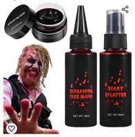 New, Washable Fake Blood - Creative Wound Props