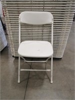 Lot - (50) Plastic Folding Chairs