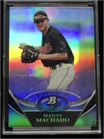 2011 BOWMAN PLATINUM MANNY MACHADO ROOKIE CARD