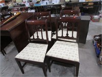 4 VINTAGE DINNING ROOM CHAIRS