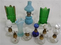 Lot of Miniature Lamps and Vases