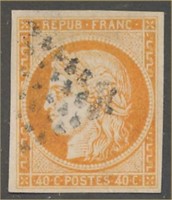 FRANCE #7a USED FINE-VF
