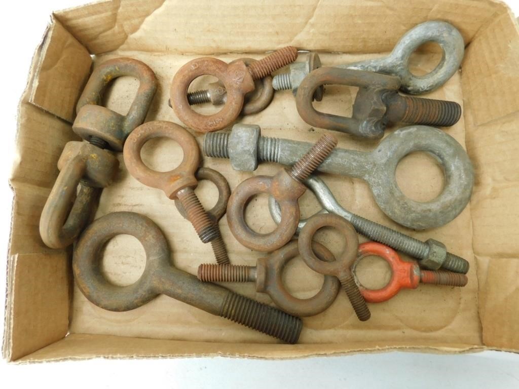 Various eye hooks