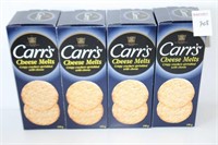 LOT OF 4 CARR'S CHEESE MELTS BB: 2020.09.04