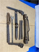Group of Vintage Tire Tools & Wrenches