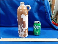 Vintage Painted Pottery Water Bottle