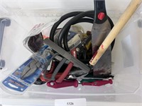 Bin of Handy Man Tools