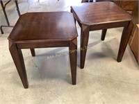 Dolica Walnut End Tables Pair (2) end Tables see