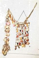 Wall Art Hangings made with Sea Shells