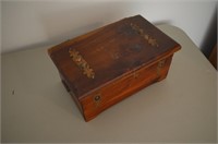 Cedar Chest and Contents 11x7x5"