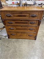 very nice old dresser 37"H x 39"W x 19" D 4 drawer