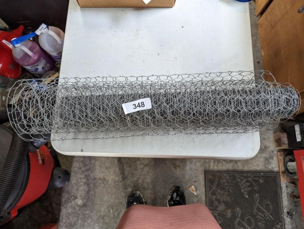 Partial Roll of Chicken Wire