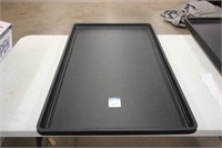 (3) Large plastic floor trays