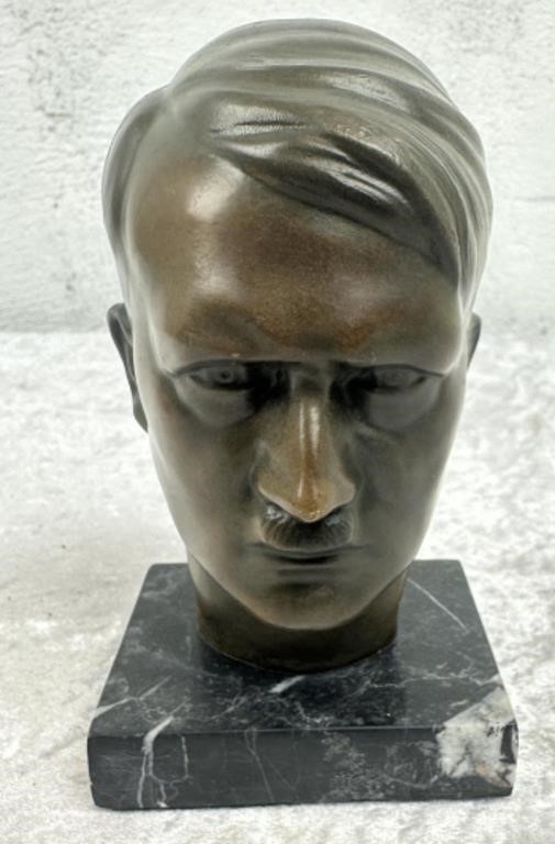 Heavy Solid Bronze Base Hitler